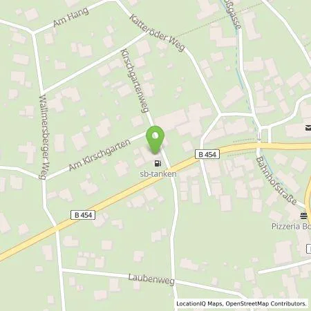 Standortübersicht der Tankstelle SchmetterlingreisenZulauf in 36280 Oberaula