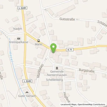 Standortübersicht der Tankstelle bft Nentershausen in 36214 Nentershausen