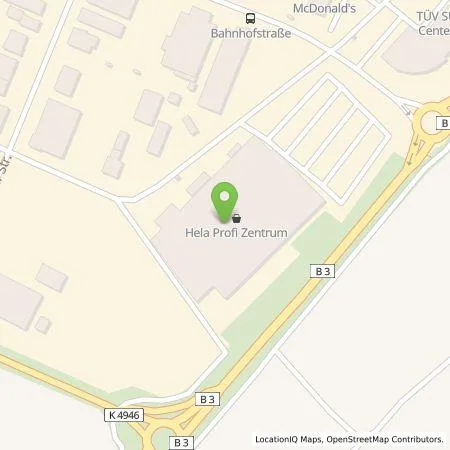 Standortübersicht der Tankstelle Globus Fachmärkte GmbH & Co.KG in 79379 Müllheim