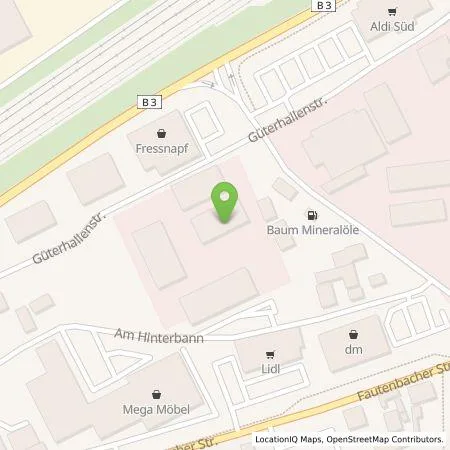 Standortübersicht der Tankstelle ZG Raiffeisen Tankstelle Achern in 77855 Achern
