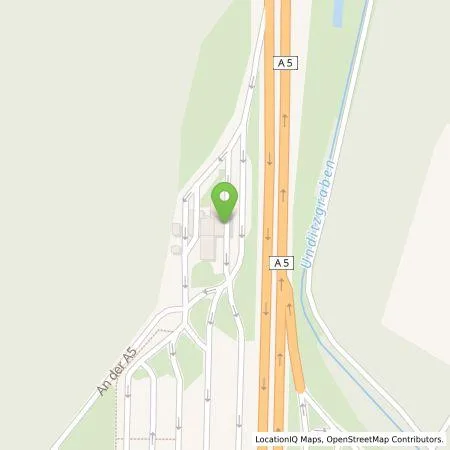 Standortübersicht der Tankstelle ENI in 77972 Mahlberg/Baden