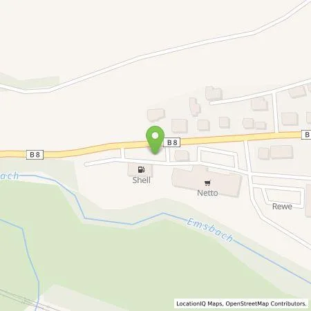 Standortübersicht der Tankstelle Alfred Kremer GmbH in 65611 Niederbrechen