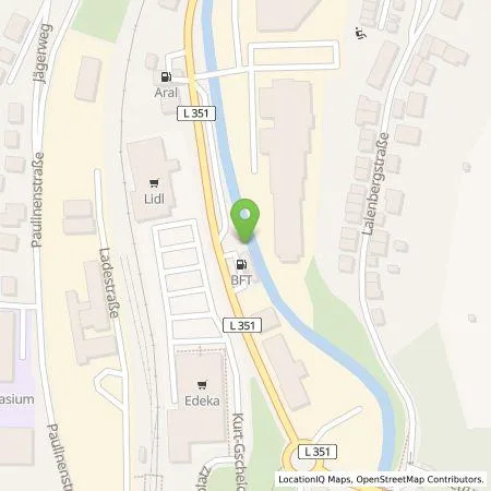 Standortübersicht der Tankstelle Auto Wentsch MTB in 75323 Bad Wildbad