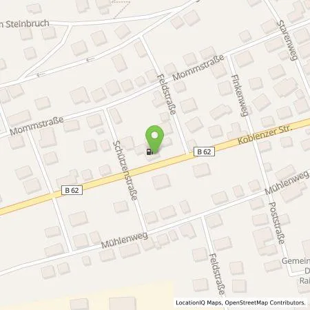 Standortübersicht der Tankstelle ENI in 57555 Mudersbach