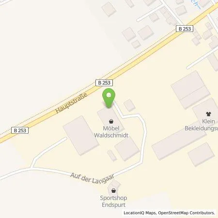 Standortübersicht der Tankstelle Wilhelm Claas GmbH in 35684 Dillenburg