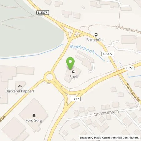 Standortübersicht der Tankstelle AVIA Tankstelle in 36043 Fulda