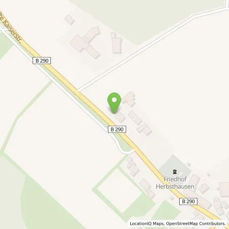 Standortübersicht der Tankstelle BAGeno Herbsthausen in 97980 Bad Mergentheim - Herbsthausen