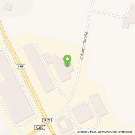 Standortübersicht der Tankstelle Calveslage in 49377 Vechta