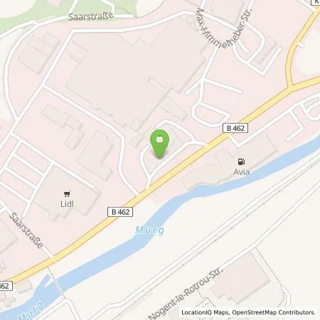 Standortübersicht der Tankstelle Esso Baiersbronn in 72270 Baiersbronn