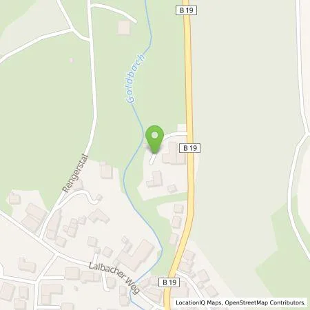 Standortübersicht der Tankstelle BAGeno Dörzbach in 74677 Dörzbach
