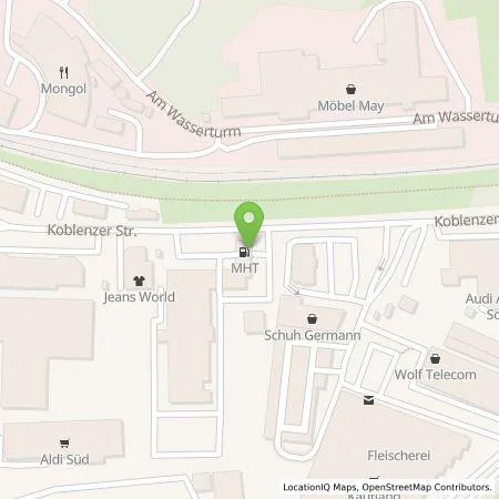 Standortübersicht der Tankstelle Raiffeisen Rhein-Ahr-Eifel Handelsgesellschaft mbH in 56727 Mayen