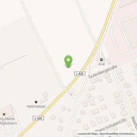 Standortübersicht der Tankstelle HEM in 55435 Gau-Algesheim