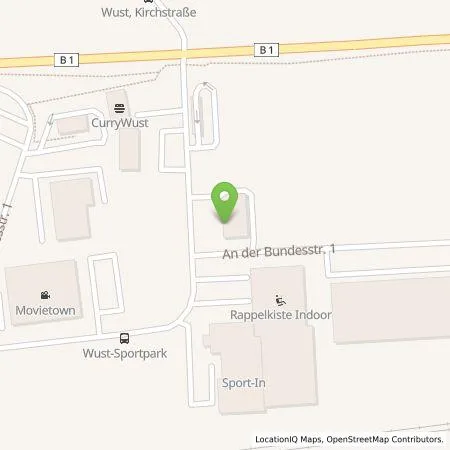 Standortübersicht der Tankstelle SB-Markttankstelle in 14776 Brandenburg an der Havel