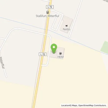 Standortübersicht der Tankstelle SB Staßfurt in 39418 Staßfurt