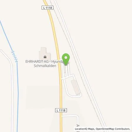 Standortübersicht der Tankstelle Q1 Schmalkalden-Mittelstille in 98574 Schmalkalden-Mittelstille