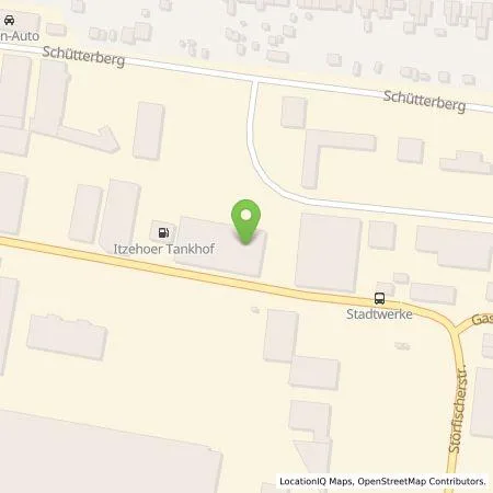 Standortübersicht der Tankstelle team Tankautomat Itzehoe in 25524 Itzehoe
