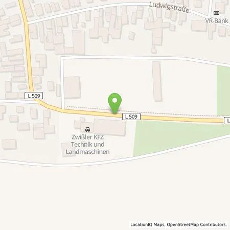 Standortübersicht der Tankstelle Frühmesser TS Ottersheim in 76879 Ottersheim