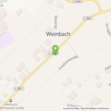 Standortübersicht der Tankstelle AVIA XPress in 35796 Weinbach