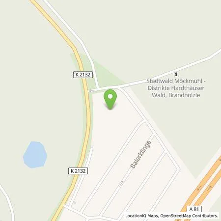 Standortübersicht der Tankstelle ED-TP Möckmühl in 74219 Möckmühl