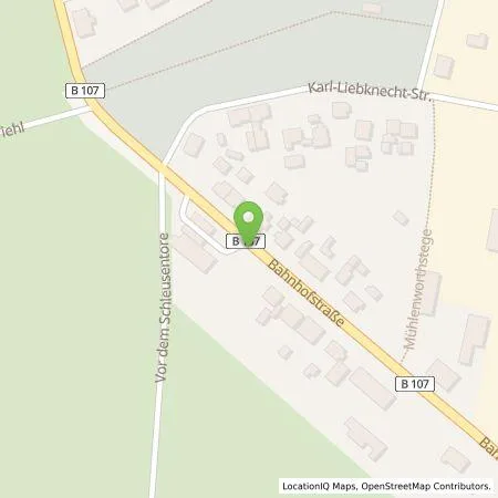 Standortübersicht der Tankstelle TinQ Sandau in 39524 Sandau