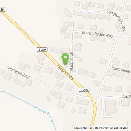 Standortübersicht der Tankstelle Freie Tankstelle Herlach in 54497 Morbach-Gonzerath