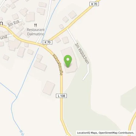 Standortübersicht der Tankstelle Raiffeisen-Bezugs- und Absatzgenossenschaft eG Kirchberg in 55471 Kümbdchen