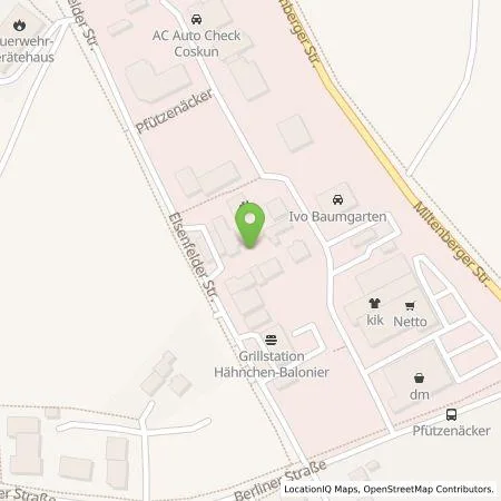Standortübersicht der Tankstelle AVIA Tankstelle in 63906 Erlenbach am Main