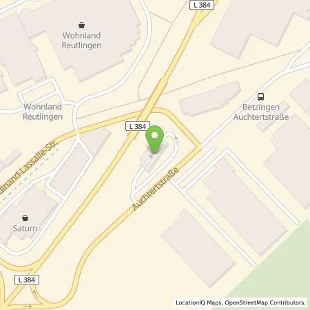 Standortübersicht der Tankstelle AVIA Tankstelle in 72770 Reutlingen