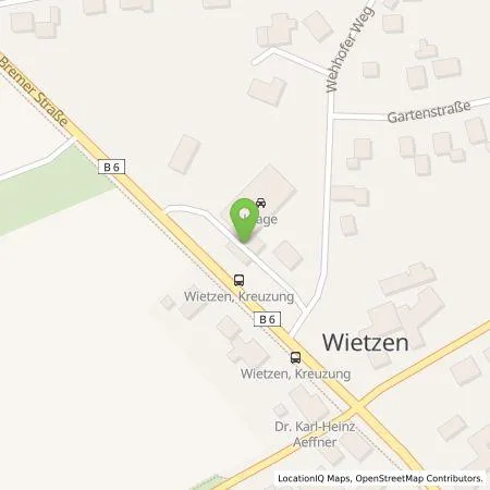 Standortübersicht der Tankstelle CLASSIC Wietzen in 31613 Wietzen