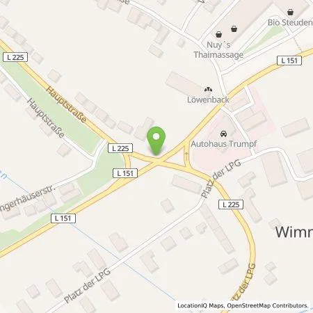 Standortübersicht der Tankstelle Gulf Wimmelburg in 06313 Wimmelburg