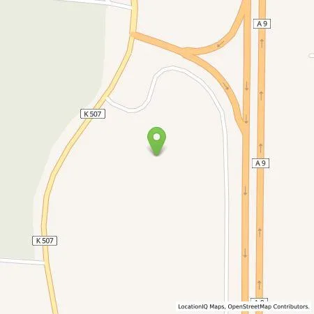 Standortübersicht der Tankstelle AH Lederhose in 07589 Lederhose
