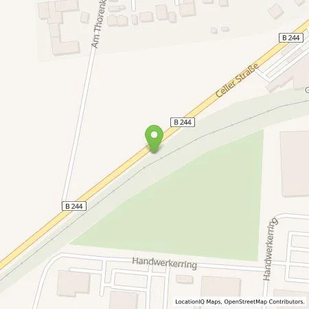 Standortübersicht der Tankstelle Raiffeisen-Warengenossenschaft Osthannover eG in 29386 Hankensbüttel