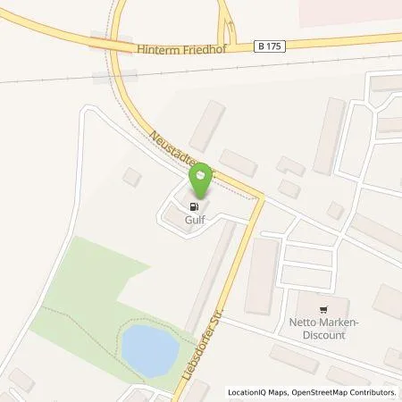 Standortübersicht der Tankstelle BFT Tankstelle Weida in 07570 Weida
