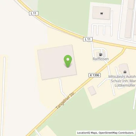 Standortübersicht der Tankstelle Raiffeisen-Warengenossenschaft Osthannover eG in 38489 Beetzendorf