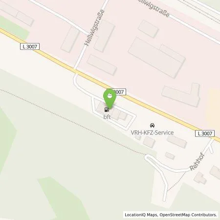 Standortübersicht der Tankstelle Q1 Tankstelle in 99848 Wutha-Farnroda