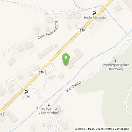 Standortübersicht der Tankstelle A-Energie Morsbach in 51597 Morsbach