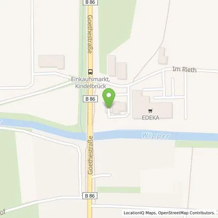 Standortübersicht der Tankstelle HISTA Tankstellen, Fahrzeug- u. Agrartechnik GmbH in 99638 Kindelbrück
