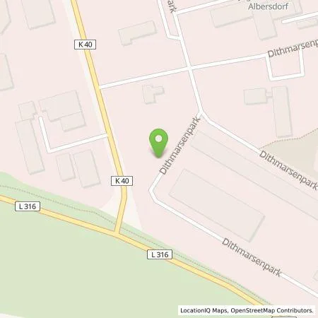 Standortübersicht der Tankstelle Schillhorn-Albersdorf in 25767 Albersdorf