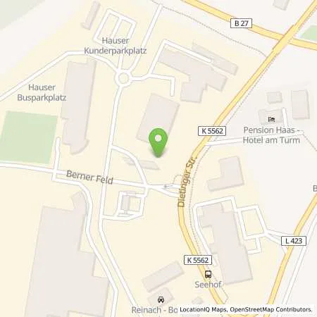 Standortübersicht der Tankstelle Tankstelle Hauser KG in 78628 Rottweil