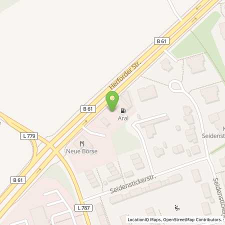 Benzin-Super-Diesel Tankstellen Details Aral Tankstelle in 33609 Bielefeld ansehen