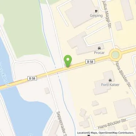 Standortübersicht der Tankstelle Shell Luedinghausen Seppenrader Str. 32 in 59348 Luedinghausen