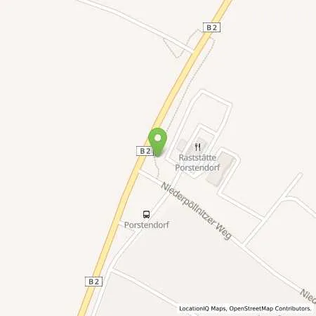 Standortübersicht der Tankstelle Kappe Tank-& Raststaetten GmbH in 07819 Mittelpoellnitz