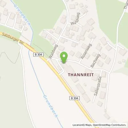 Standortübersicht der Tankstelle SB-Tankstelle Stefan Wallner in 83278 Traunstein