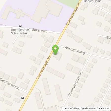 Standortübersicht der Tankstelle Jens Hohmann in 27432 Bremervörde