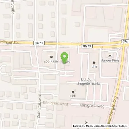 Standortübersicht der Tankstelle Esso Tankstelle in 94315 STRAUBING