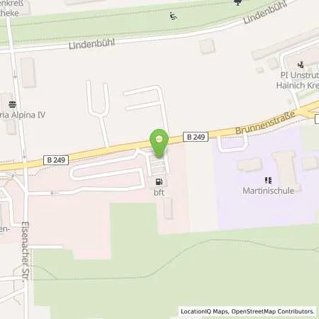 Standortübersicht der Tankstelle KP Petrol GmbH in 99974 Mühlhausen