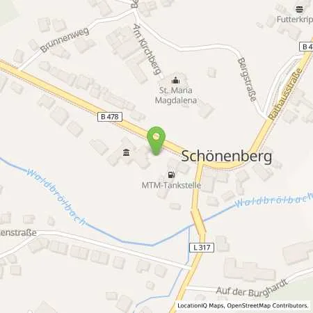 Standortübersicht der Tankstelle MTM Ruppichteroth in 53809 Ruppichteroth