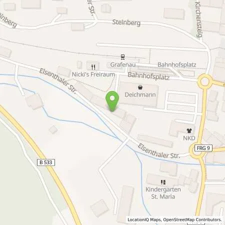 Standortübersicht der Tankstelle Ludwig Baierer e.K. in 94481 Grafenau