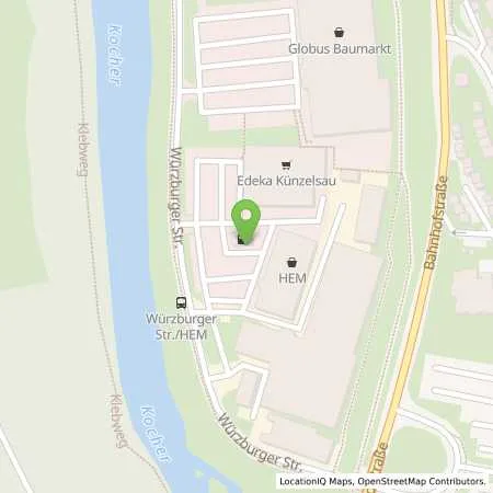 Standortübersicht der Tankstelle AVIA Xpress Automatentankstelle in 74653 Künzelsau