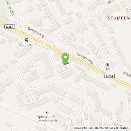 Standortübersicht der Tankstelle Kuhl-Gruppe GmbH in 51503 Rösrath